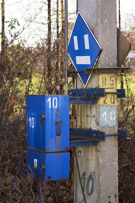 Rail Traffic Signalization Equipment Stock Image - Image of signalization, electronic: 7071459