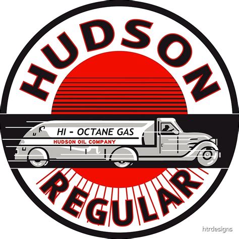 "Hudson Gasoline vintage sign" by htrdesigns | Redbubble