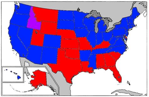 Political Maps Blog: Current US House Map (by State Delegation)