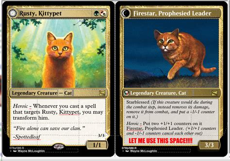 The Prophecies Begin (Warrior Cats Fan Expansion) | Magic Set Editor