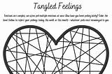 Feelings Coloring Worksheet Therapy Tool Self Help Resource  sketch template