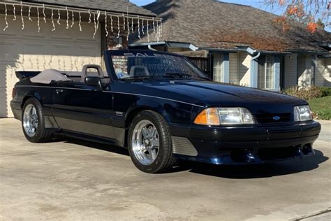 For Sale: 1990 Ford Mustang Saleen Convertible (#250, Twilight Blue, 5.0L V8, 5-speed, 54K miles ...