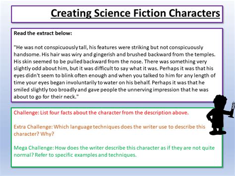 Science Fiction Characters | Teaching Resources