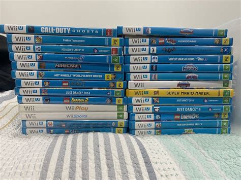 WII U BUNDLE WITH 26 GAMES AND CONTROLLERS!!! | eBay