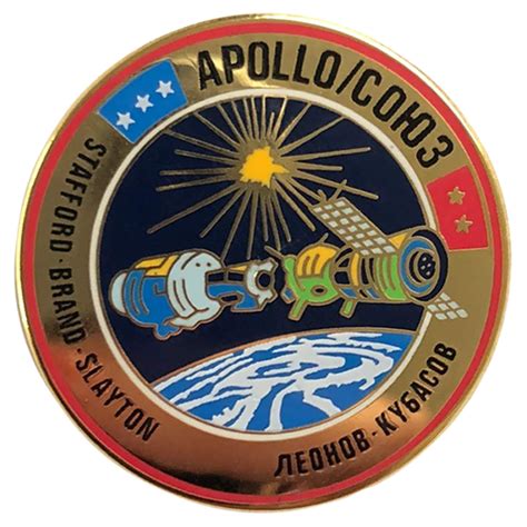 Apollo Soyuz Pin – Space Patches