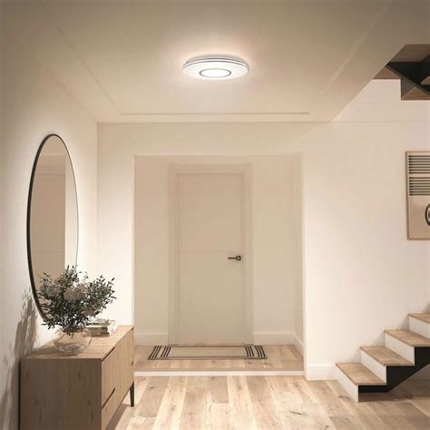 Artika Horizon Flush Mount LED Ceiling Light Fixture Turnable White Technology