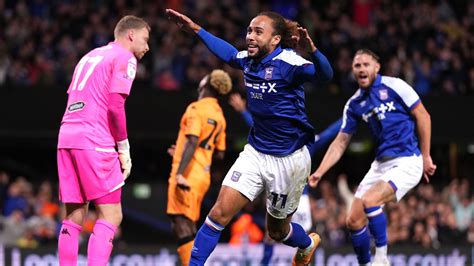 Ipswich move top of Championship with win over Hull | LiveScore