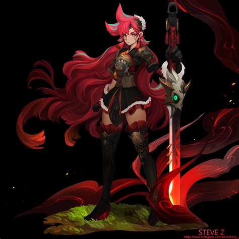 Blood Blade- Worrior, Steve Zheng | Character art, Character design ...