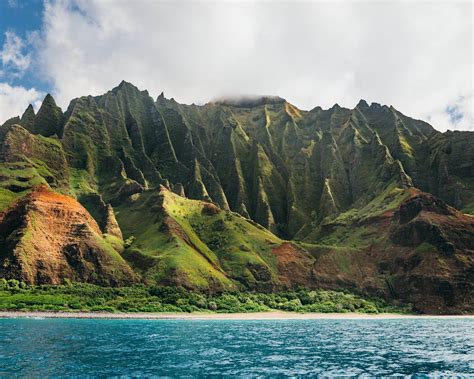 Explore the Nāpali Coast by Foot, by Snorkel/Boat Tour, or by Air