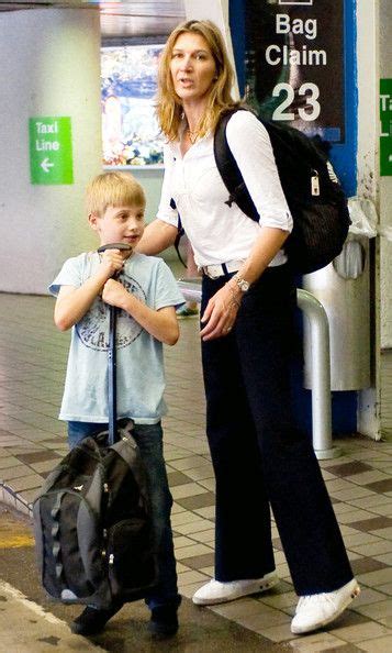 Steffi Graf and her son