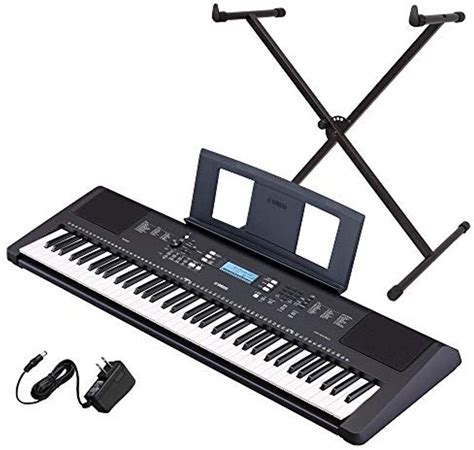 Yamaha PSR-EW310 76-key Portable Keyboard Bundle with Stand and Power Supply - Costless ...