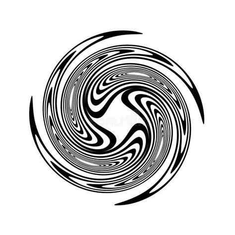 Clockwise Swirl Spiral Circle Stock Illustration - Illustration of clockwise, hoops: 2728526