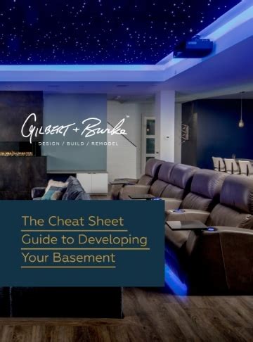 The Cheat Sheet Guide to Developing Your Basement - Gilbert + Burke