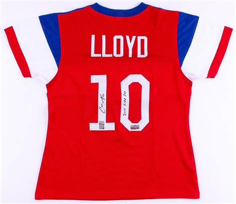 Carli Lloyd Signed Team USA Soccer Jersey Inscribed "2015 FIFA POY" (Radtke COA & Lloyd Hologram ...