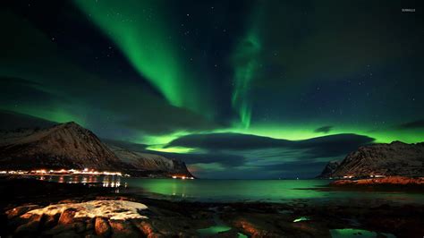 Aurora above Lofoten wallpaper - World wallpapers - #48358