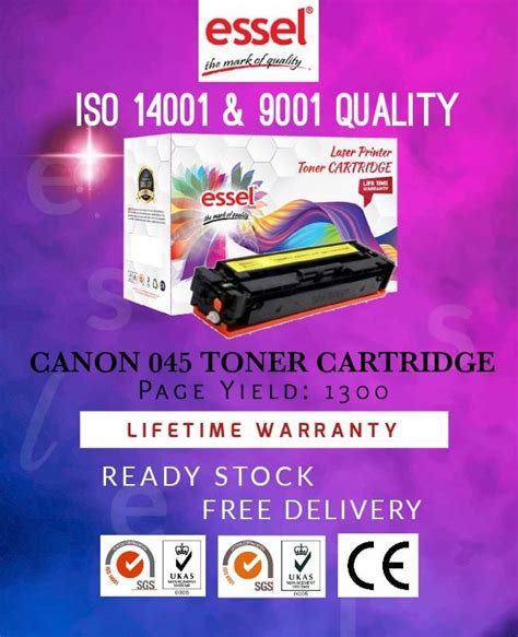 CANON CART 045 YELLOW Canon toner cartridge (ISO Quality) Toner Cartridges Kuala Lumpur (KL ...