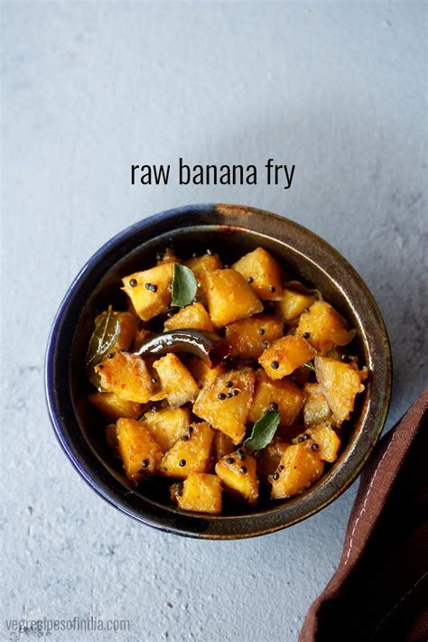 raw banana stir fry recipe - a simple homely recipe of kerala style raw banana stir fry. | Raw ...