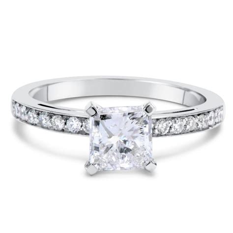 1.55 Ct Princess Cut Diamond Solitaire Engagement Ring | Ara Diamonds