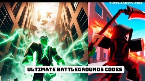 Roblox Ultimate Battlegrounds Codes WIki 2023 December