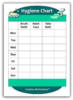 Hygiene Behavior Charts | Hygiene chart, Behaviour chart, Kids hygiene