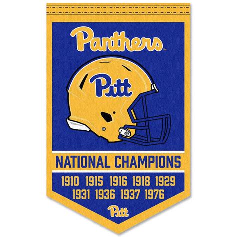 Pittsburgh Panthers Football National Champions Banner - State Street Products