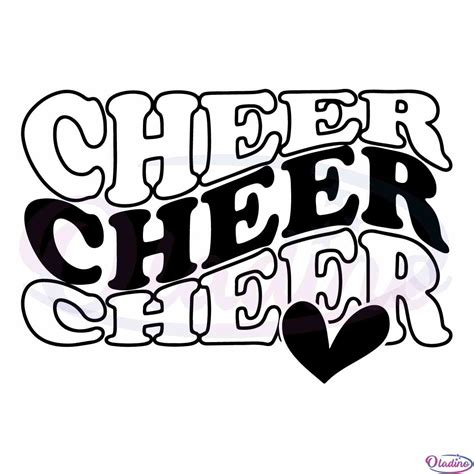 Cheer Cheerleader Cheerleading SVG Digital File - Oladino