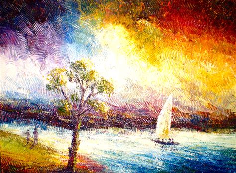 Bank of the River Nile | Canvas painting, Painting, Abstract artwork