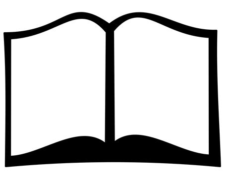 book silhouette clipart - Clip Art Library