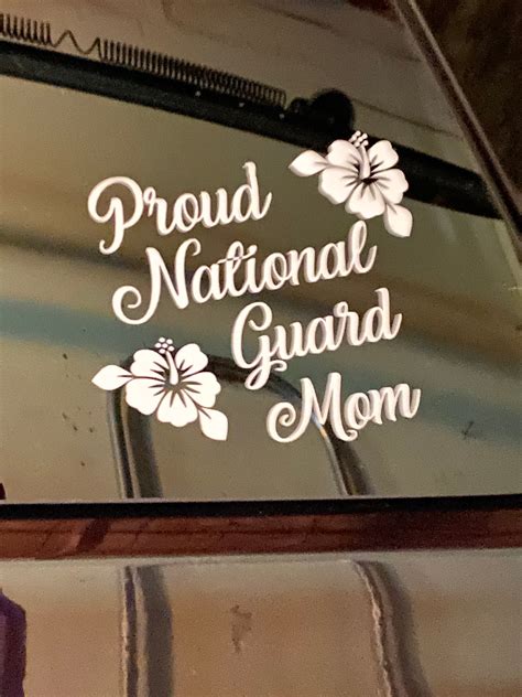 National Guard Mom Window Decal army Mom USMC Mom Navy Mom Air Force ...