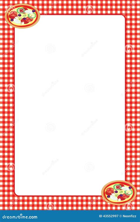 Food Menu Borders