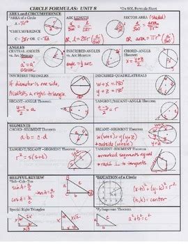 Circle Formula Sheet (blank + key) | Circle formula, Math formulas, Friendship day quotes