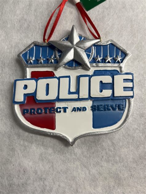 Police To Protect and Serve Ornament