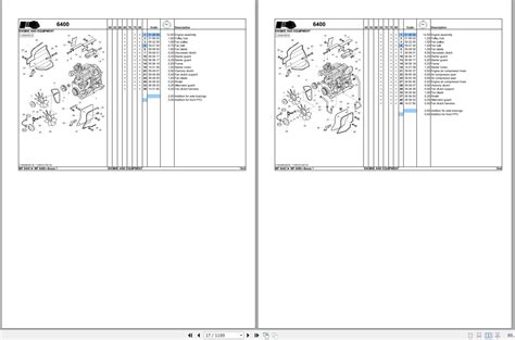 Massey Ferguson 6445 to 6480 Parts Manual 3378413M1 PDF