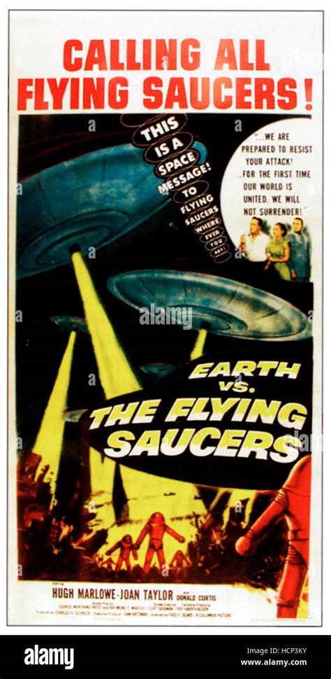 EARTH VS. THE FLYING SAUCERS, 1956 Stock Photo - Alamy