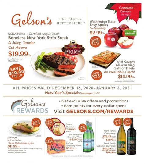 Gelson's Weekly Ad Flyer December 16 to January 3