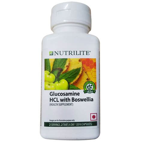 Amway Nutrilite Glucosamine HCL With Boswellia, 120 capsules online | HealthKart