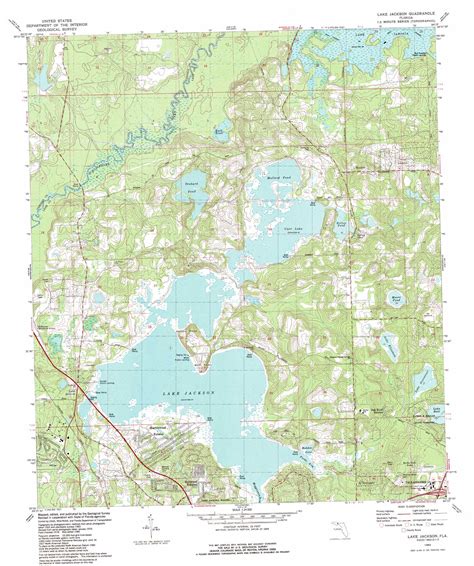 Lake Jackson topographic map, FL - USGS Topo Quad 30084e3