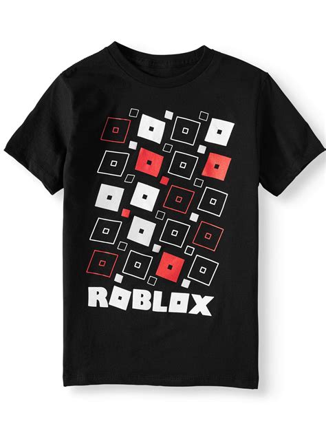 Buy Roblox Black Logo Short Sleeve T-Shirt Little Boys & Big Boys ...