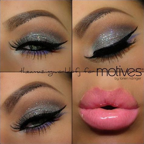 Grey glitter eyeshadow | Eye makeup, Glitter eyeshadow, Makeup needs