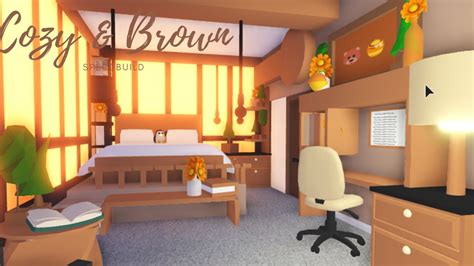 Cozy & Brown BEDROOM SPEEDBUILD ♡ Adopt Me Roblox - YouTube