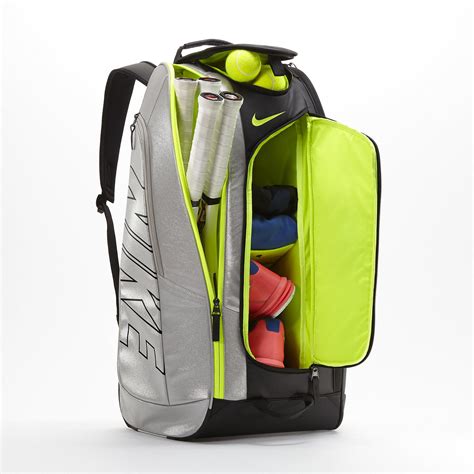 Nike Court Tech 1 Racket Bag - Black/Silver - Tennisnuts.com