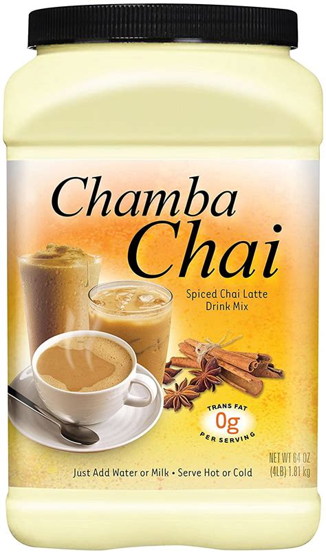 Chamba Chai Spiced Chai Latte Drink Mix, 64 Ounces - Walmart.com