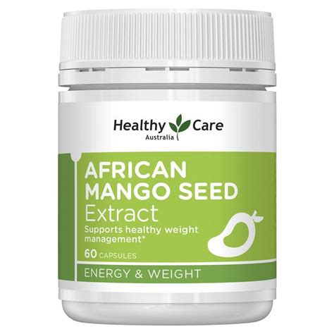 Buy Healthy Care African Mango Seed Extract 50mg 60 Capsules Online at ...