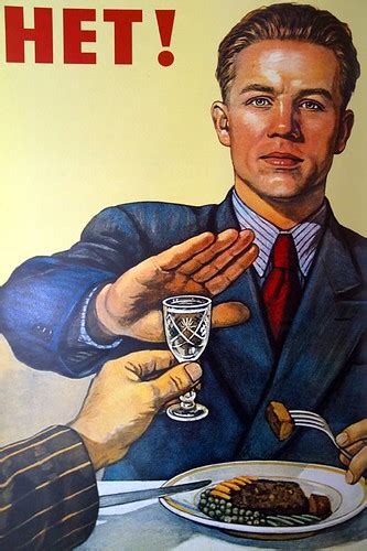 No Vodka! | This classic anti-drinking Soviet poster from 19… | Flickr