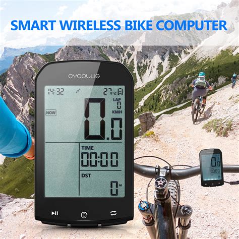 Smart GPS Cycling Computer BT 4.0 ANT+ Bike Wireless Computer Digital ...