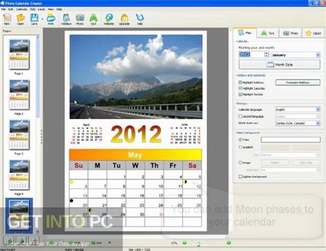 Photo Calendar Creator Plus Free Download