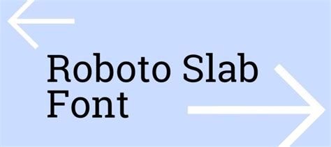 Roboto Slab Font Free Download