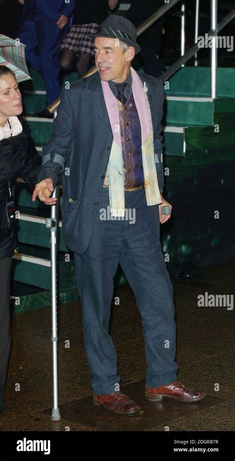 Roger Lloyd Pack arriving at the film premiere of Harry Potter And The Goblet Of Fire, Leicester ...