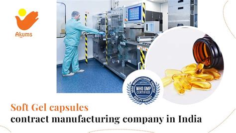 Soft Gel capsules contract manufacturing company in India | by Akums ...