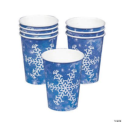Snowflake Paper Cups